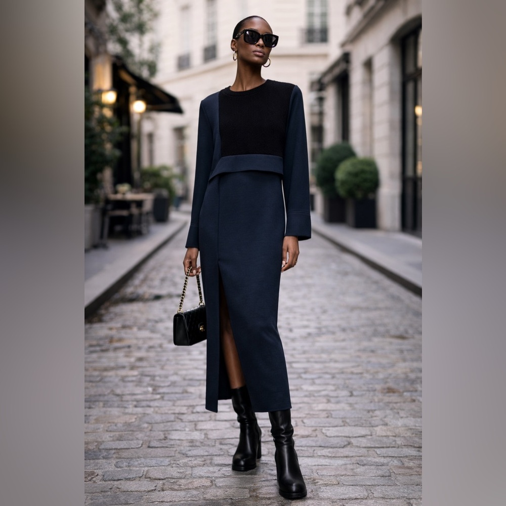 NWT ZARA Combination Dress.